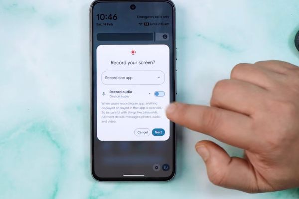 Android 17 screen recording feature