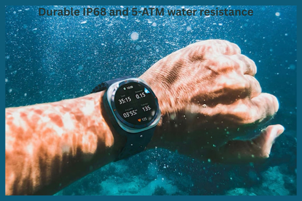 Watch 9  IP68 and 5-ATM water resistance