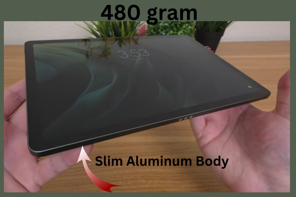 MotoPad's lightweight,Aluminum Body 