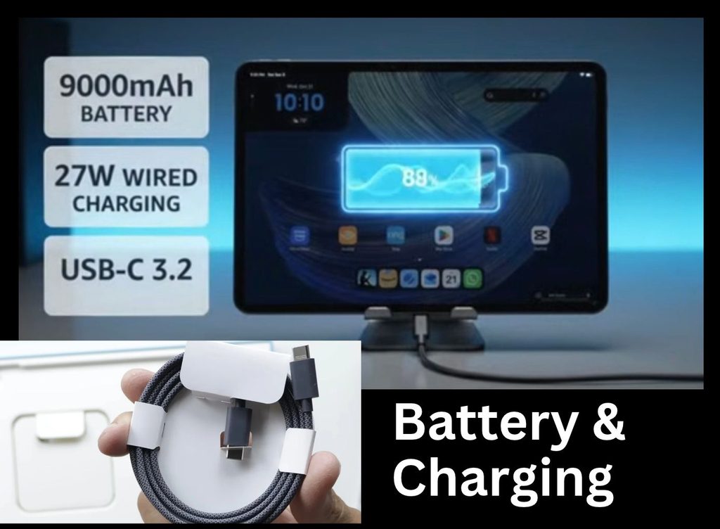 he Alexa Tablet 12 Pro Battery and Charging